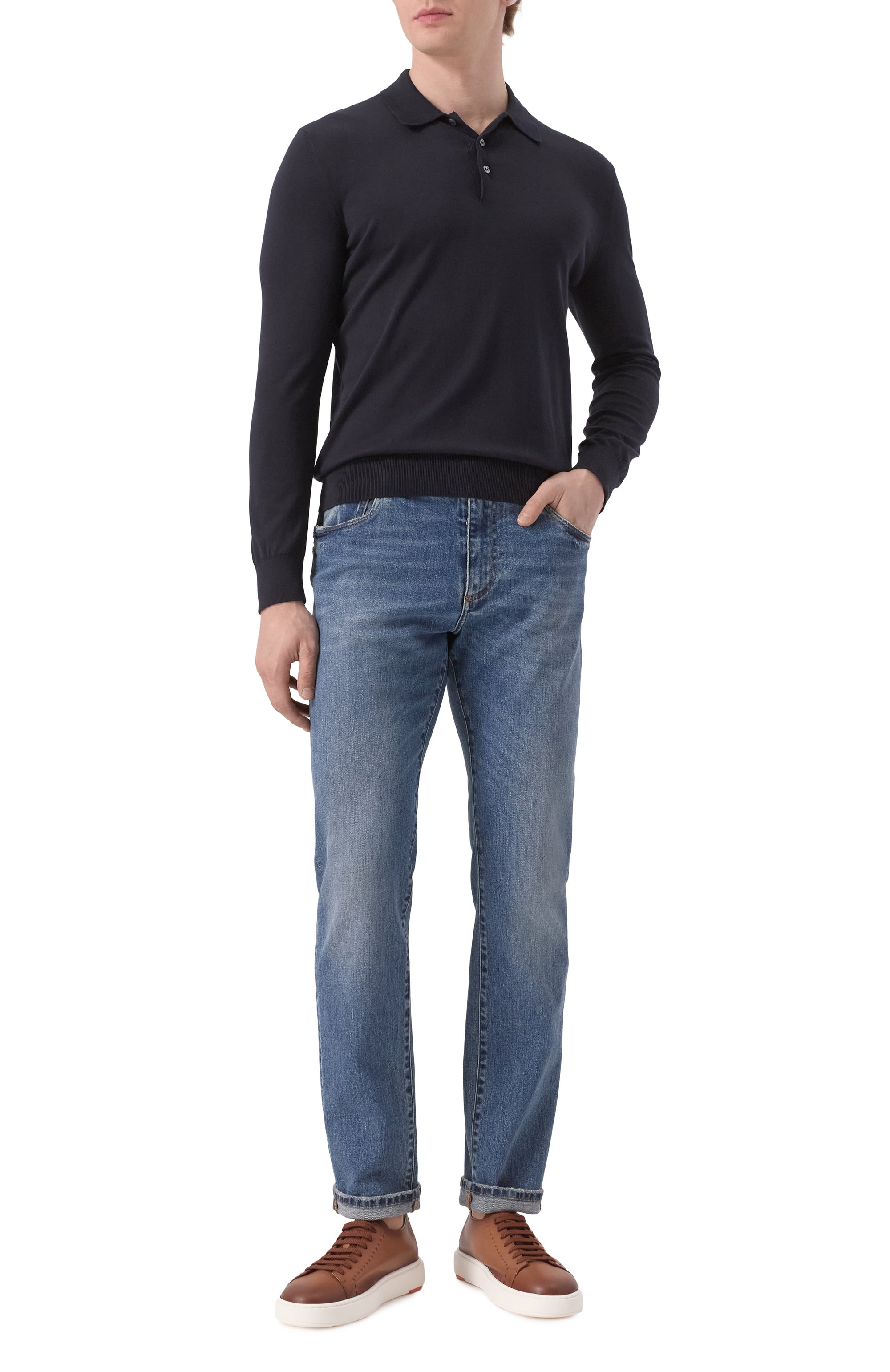 Хлопковое поло GRAN SASSO, арт. 43109/29401, фото 2