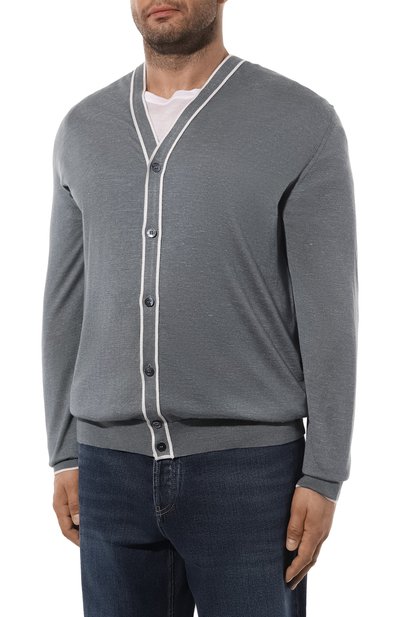 Кардиган из шерсти и шелка ZILLI, арт. KCA003M0345VHEM00, фото 3