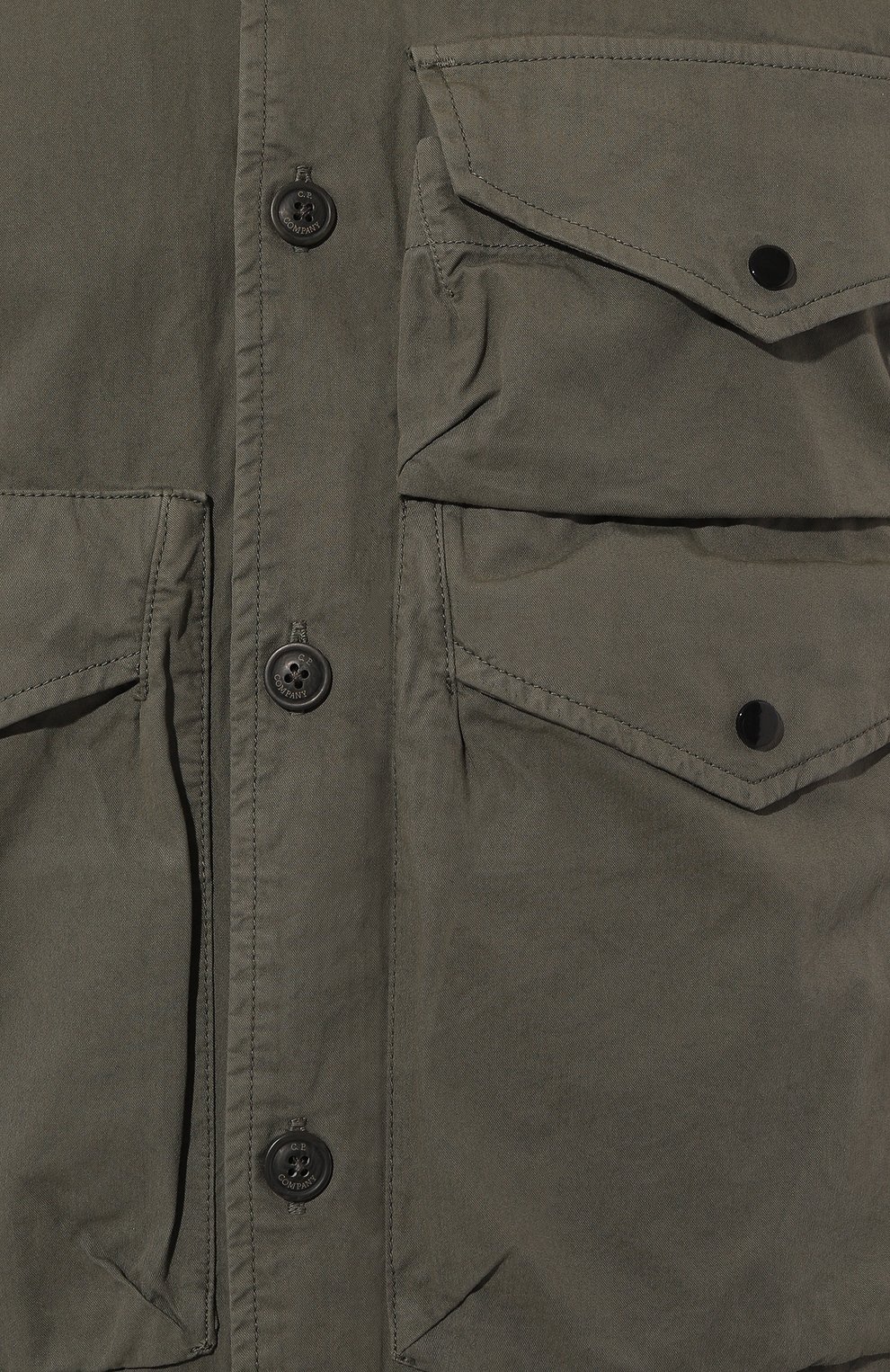 Хлопковая рубашка C.P. COMPANY, арт. 17CM0S126A110143G, фото 5