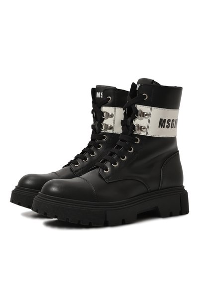 Кожаные ботинки MSGM KIDS, арт. 76273/36-40, фото 1