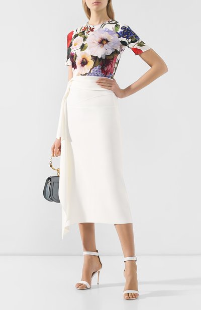 Шелковый топ DOLCE & GABBANA, арт. F7U27T/FSAYR, фото 2