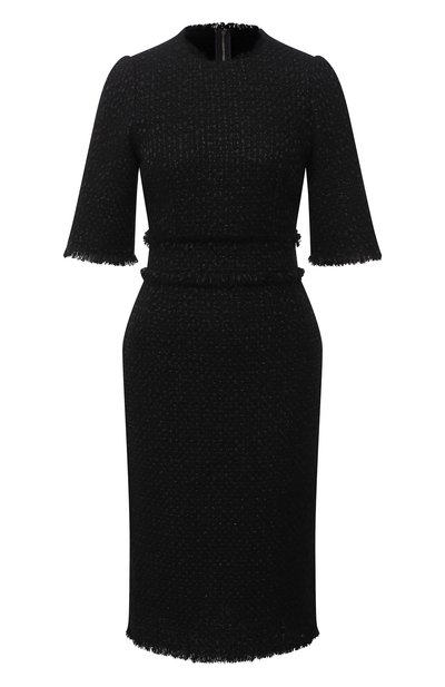 Платье DOLCE & GABBANA черного цвета по цене 219500 руб., арт. F6F4QT/HUMJZ, фото 1 Платье DOLCE & GABBANA, арт. F6F4QT/HUMJZ, фото 1
