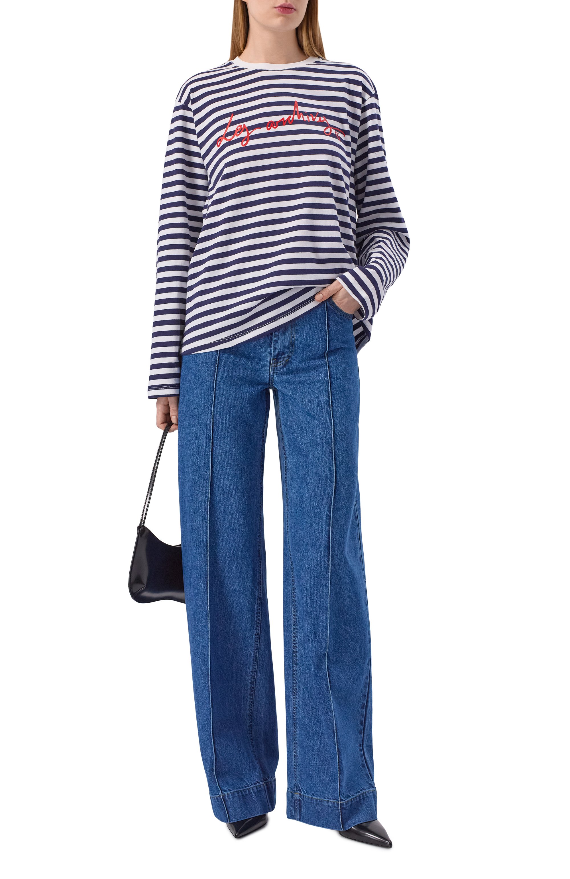 Хлопковый лонгслив LES ARCHIVES, арт. LA_019, фото 2