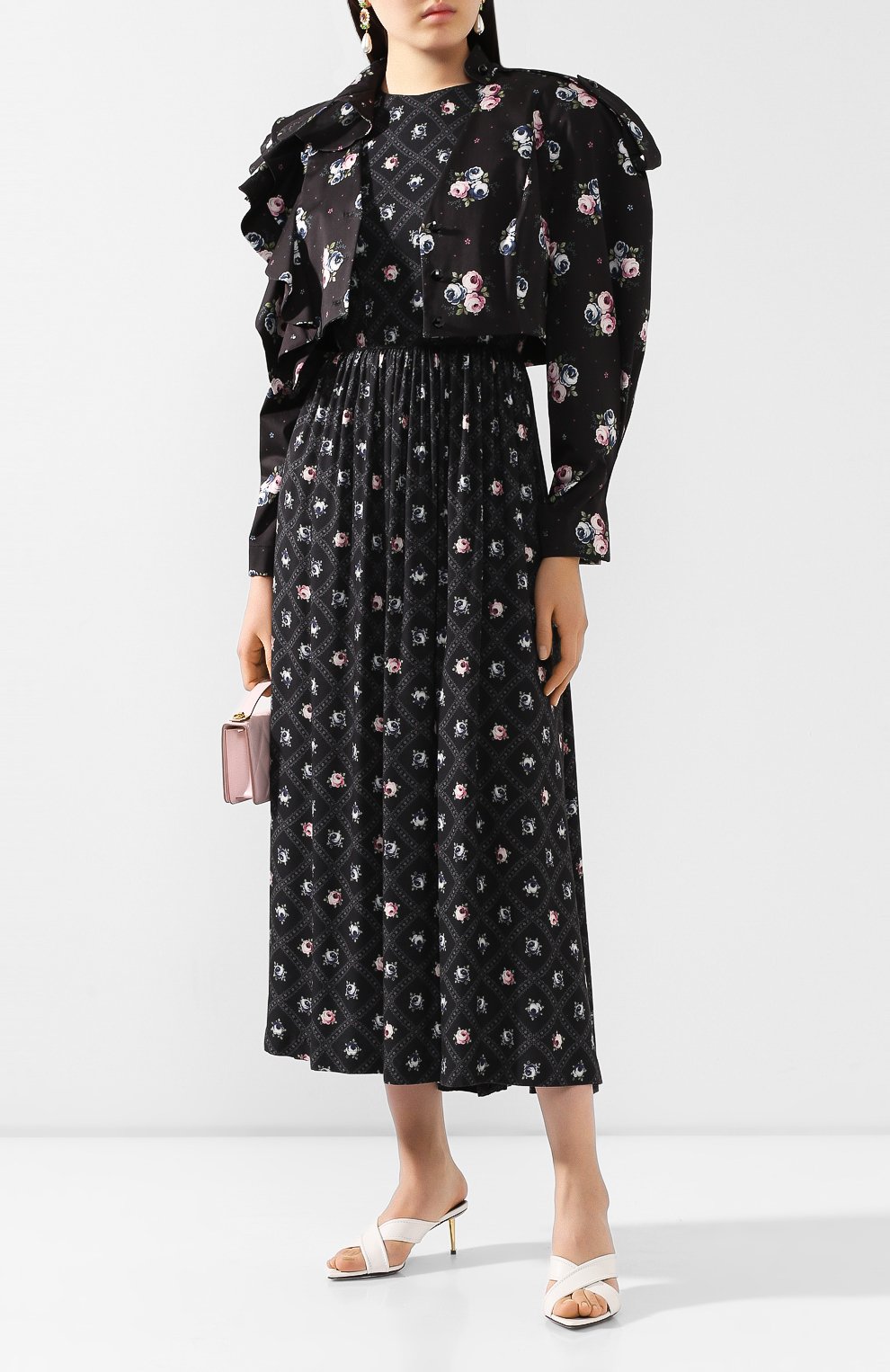Жакет ULYANA SERGEENKO черного цвета по цене 149500 руб., арт. GBT002SS20P (0189т20), фото 2 Жакет ULYANA SERGEENKO, арт. GBT002SS20P (0189т20), фото 2