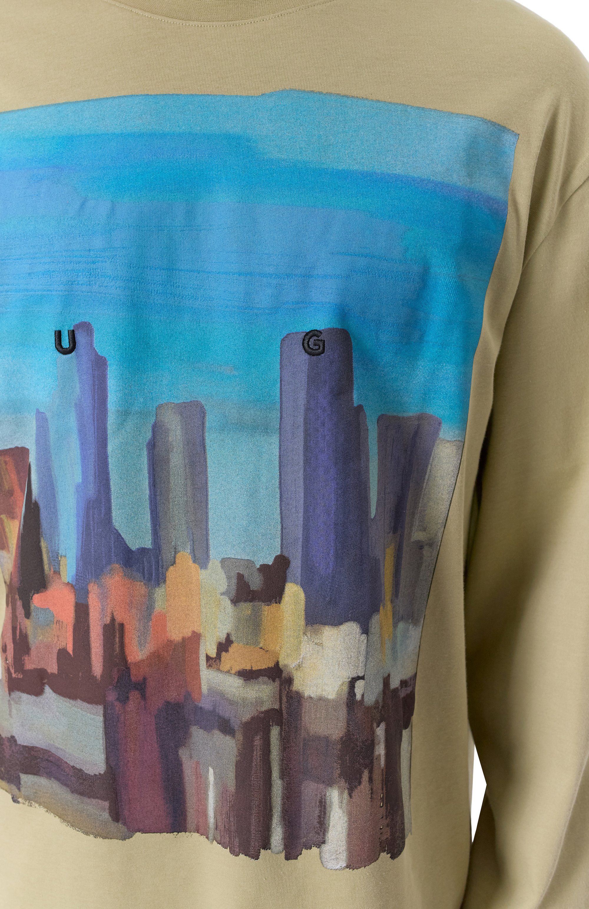 Хлопковый лонгслив HUGO, арт. 50539003, фото 5