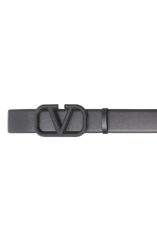 Кожаный ремень VLogo Signature Valentino 6Y2T0Q87/WQG Чёрный  6Y2T0Q87/WQG Фото 4