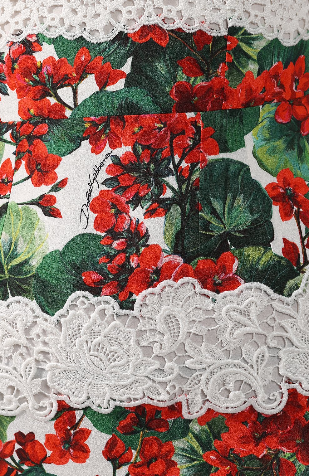 Платье из смеси хлопка и вискозы DOLCE & GABBANA, арт. F6C3BZ/FGMFK, фото 5
