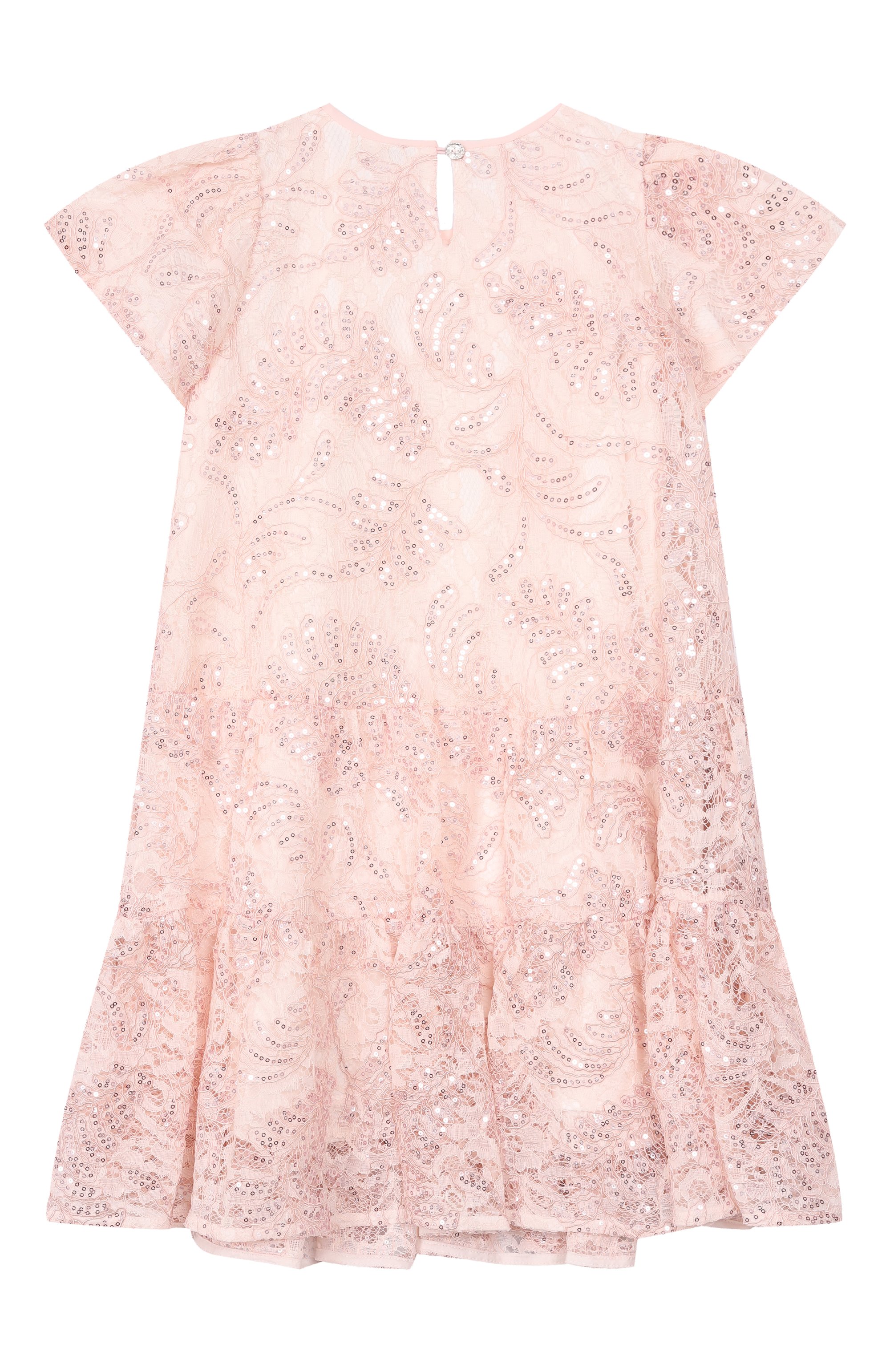 Платье MONNALISA светло-розового цвета по цене 35900 руб., арт. 71G918RM, фото 2 Платье MONNALISA, арт. 71G918RM, фото 2