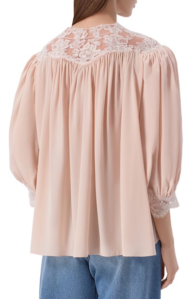 Шелковая блузка CHLOÉ, арт. CH26SHT38005, фото 4