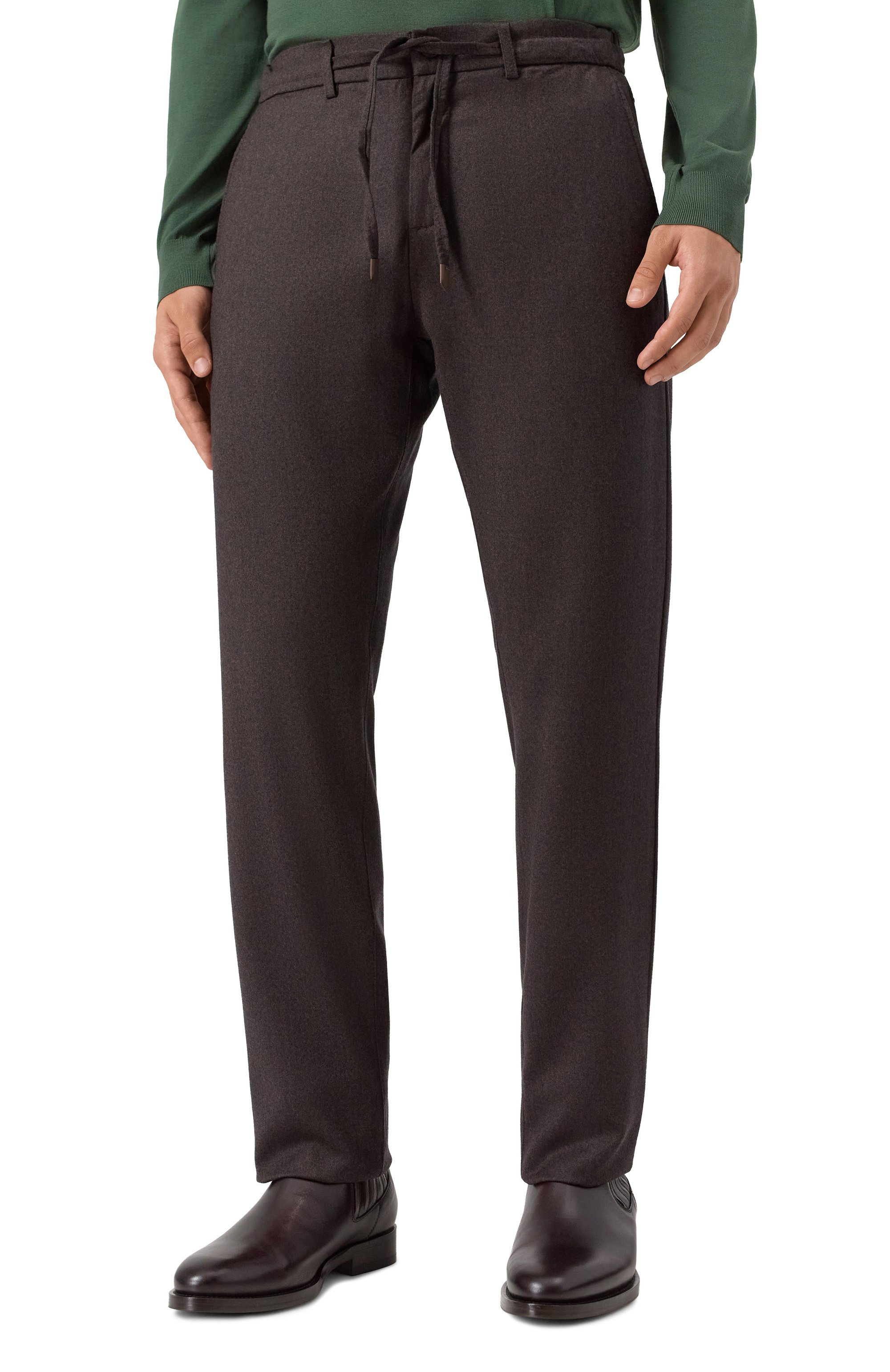 Шерстяные брюки CANALI, арт. V1659G/AR03472, фото 3