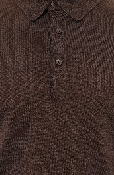 Поло из шерсти и шелка GRAN SASSO, арт. 57132/13190, фото 5