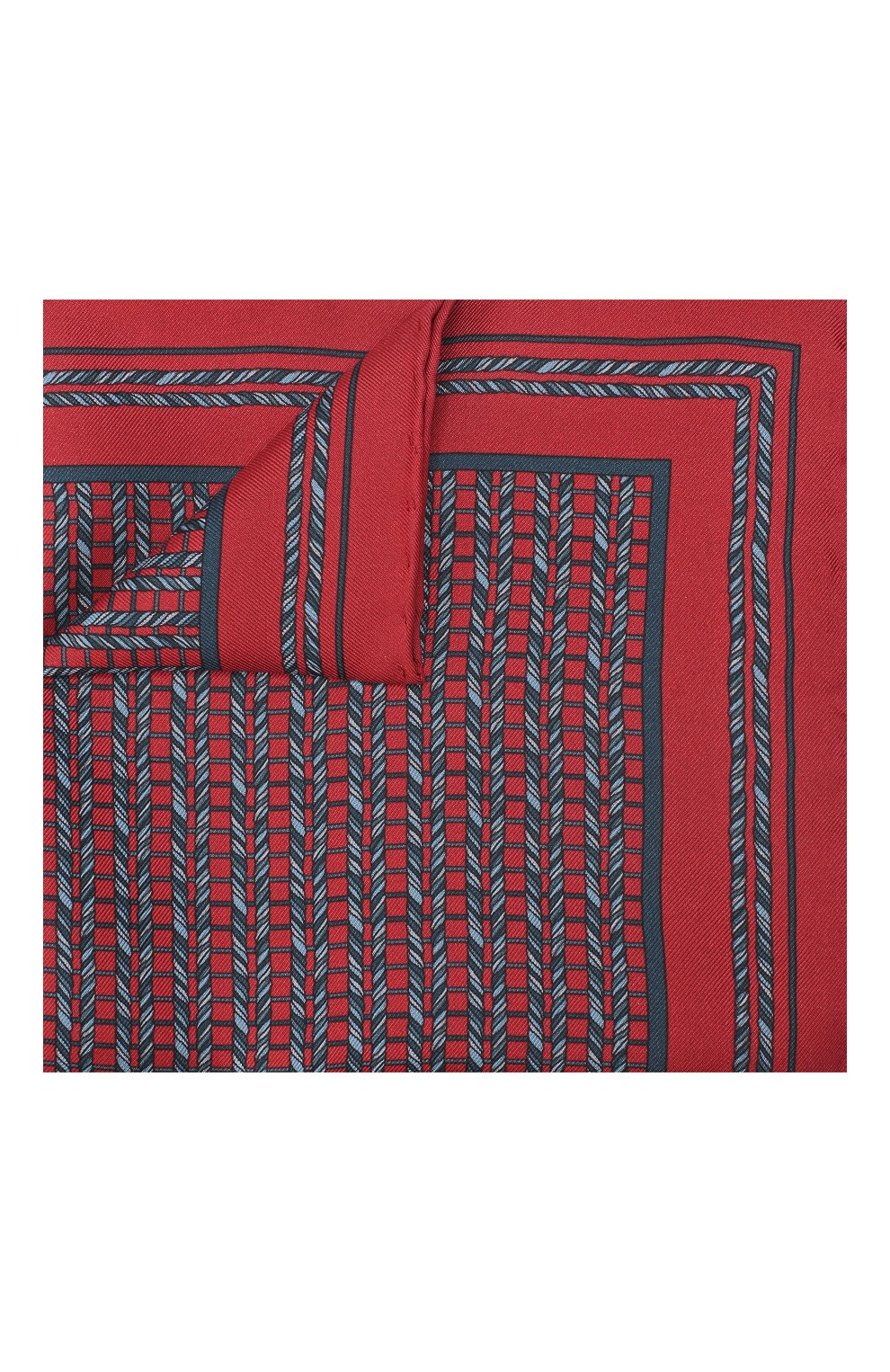 Комплект из галстука и платка BRIONI красного цвета по цене 38650 руб., арт. 08A900/P942I, фото 4 Комплект из галстука и платка BRIONI, арт. 08A900/P942I, фото 4