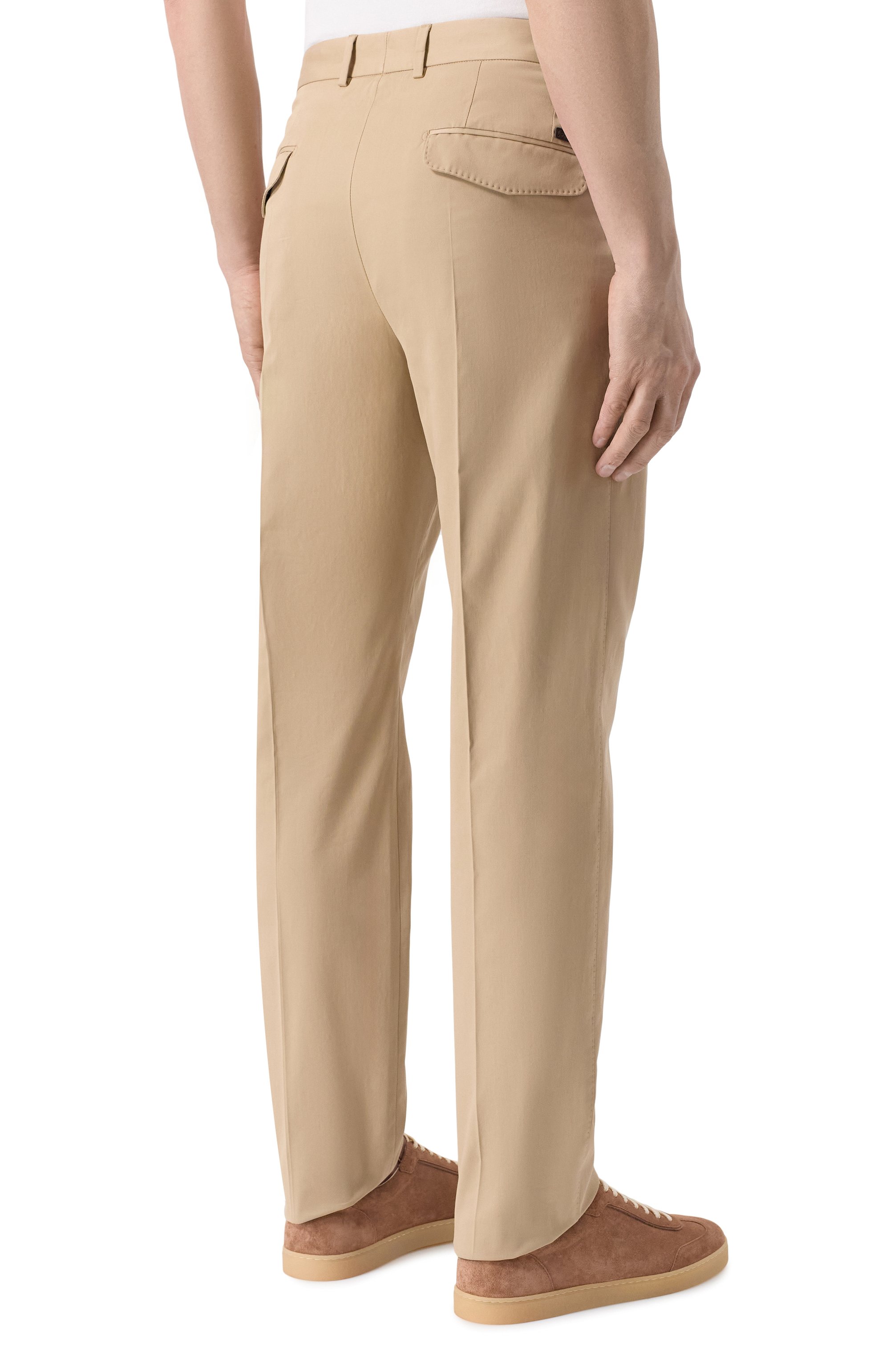 Хлопковые брюки DOLCE & GABBANA, арт. GP19VT/FUFJ9, фото 4