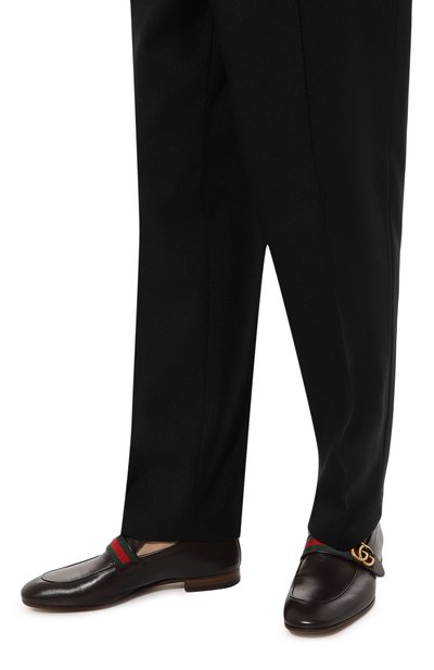 Кожаные лоферы GUCCI, арт. 428609 D3VN0, фото 3