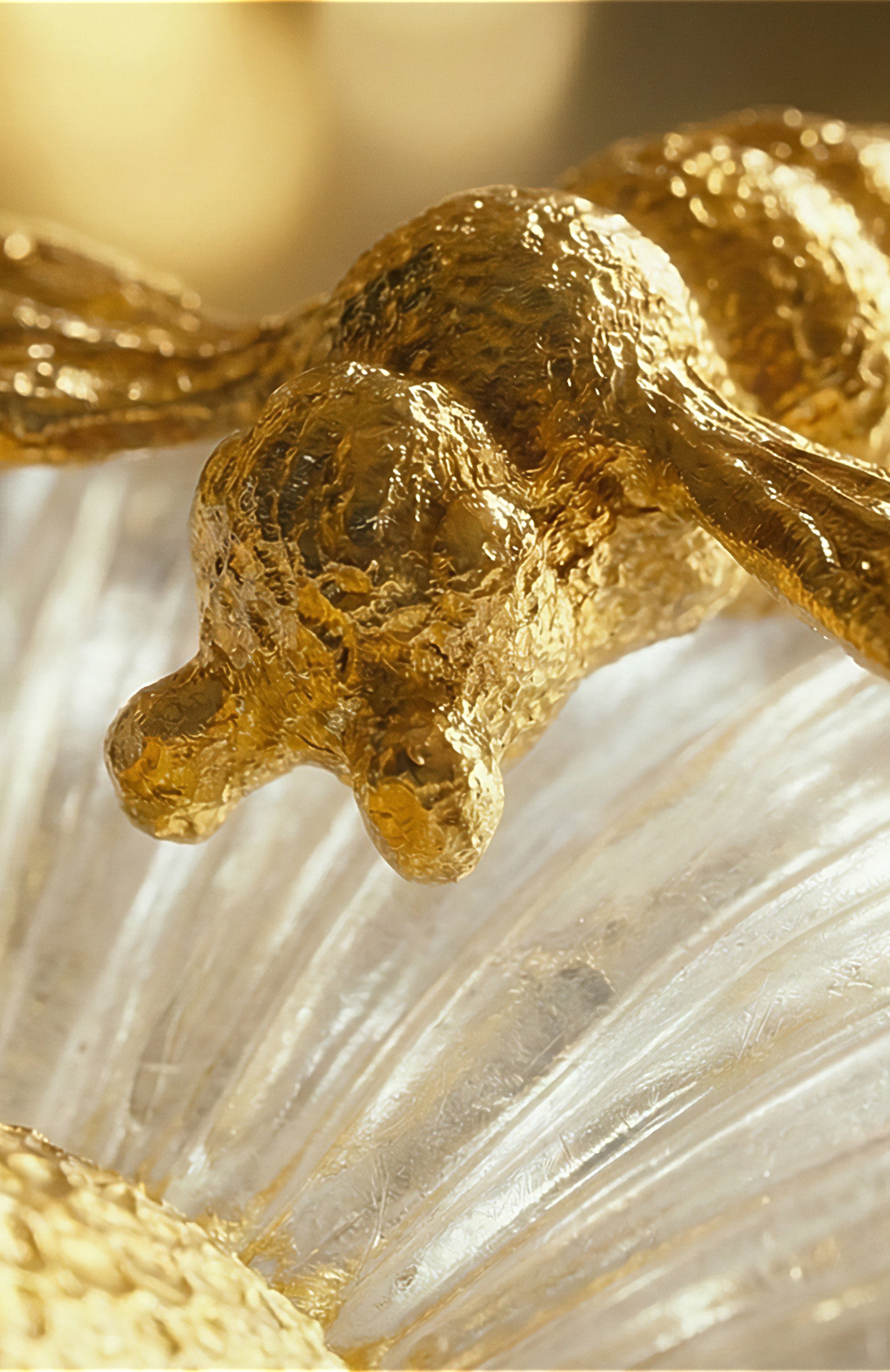 Декоративный цветок  с пчелой or d'abeille DAUM, арт. 05893, фото 3