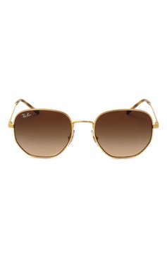 Женские солнцезащитные очки RAY-BAN золотого цвета, арт. 3682-001/13 | Фото 4 (Региональные ограничения белый список (Axapta Mercury): Не проставлено; Нос: Не проставлено; Тип очков: С/з; Материал: Металл; Очки форма: Круглые)