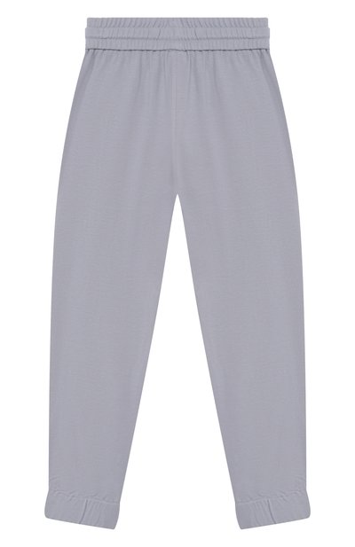 Хлопковые джоггеры BRUNELLO CUCINELLI тёмно-голубого цвета по цене 55550 руб., арт. BE854E356B, фото 2 Хлопковые джоггеры BRUNELLO CUCINELLI, арт. BE854E356B, фото 2