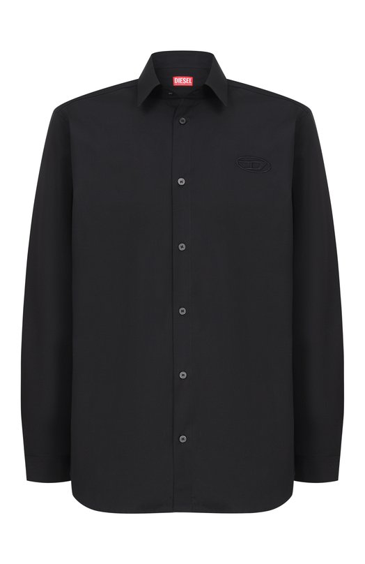 Хлопковая рубашка Diesel A20472/0GSBH Чёрный A20472/0GSBH