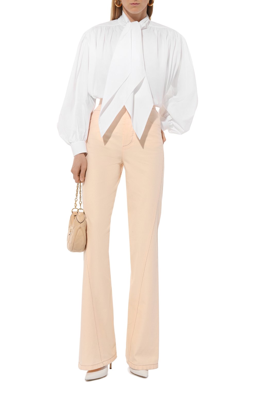 Хлопковая блузка GUCCI, арт. 721019/ZLC02, фото 2