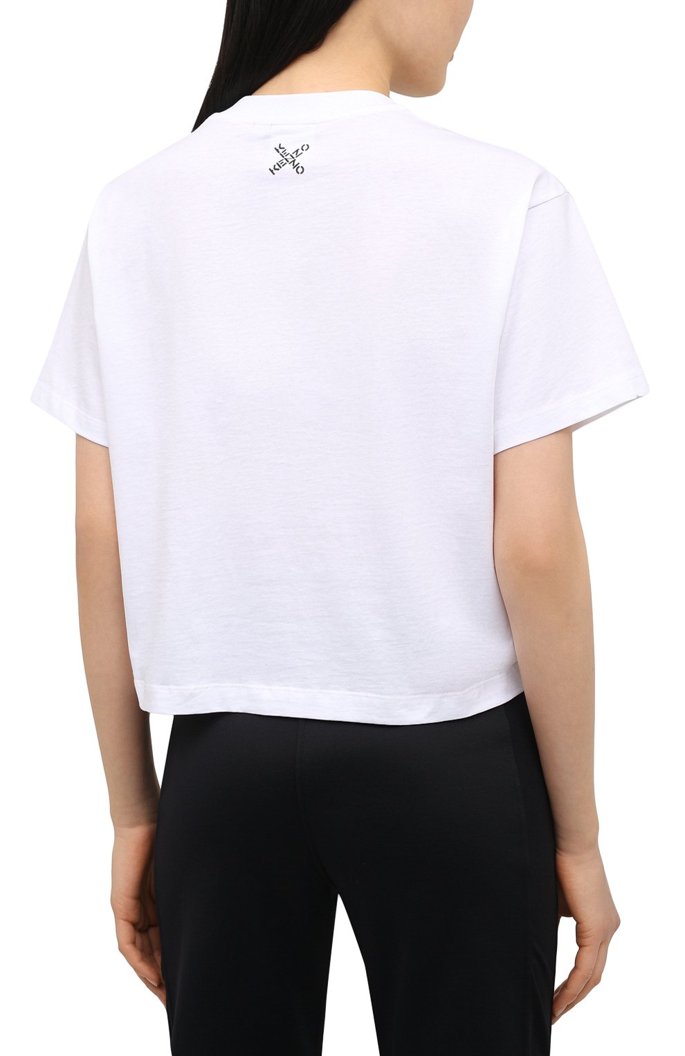 Хлопковая футболка kenzo sport KENZO, арт. FB52TS6904SJ, фото 4
