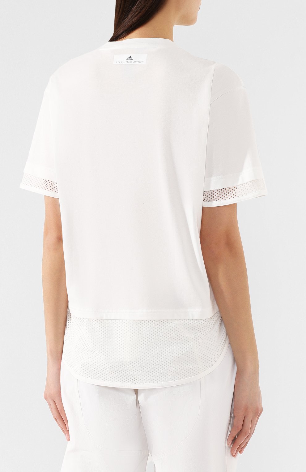 Хлопковая футболка ADIDAS BY STELLA MCCARTNEY, арт. DT9227, фото 4
