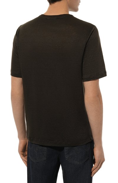 Льняная футболка ZILLI, арт. TSR02AM0800VZLF65M, фото 4