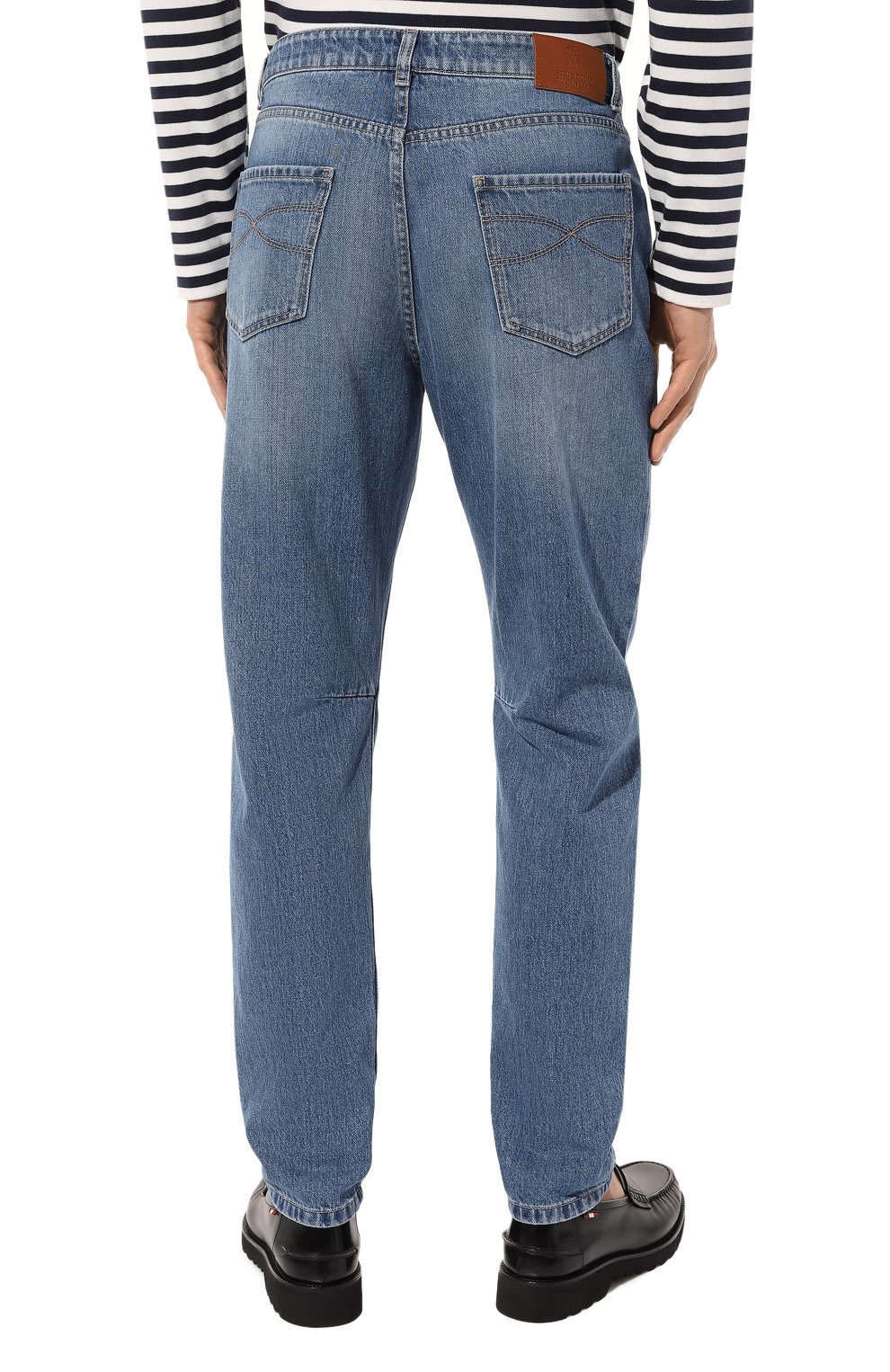 Джинсы leisure fit BRUNELLO CUCINELLI, арт. M074PX1290, фото 4