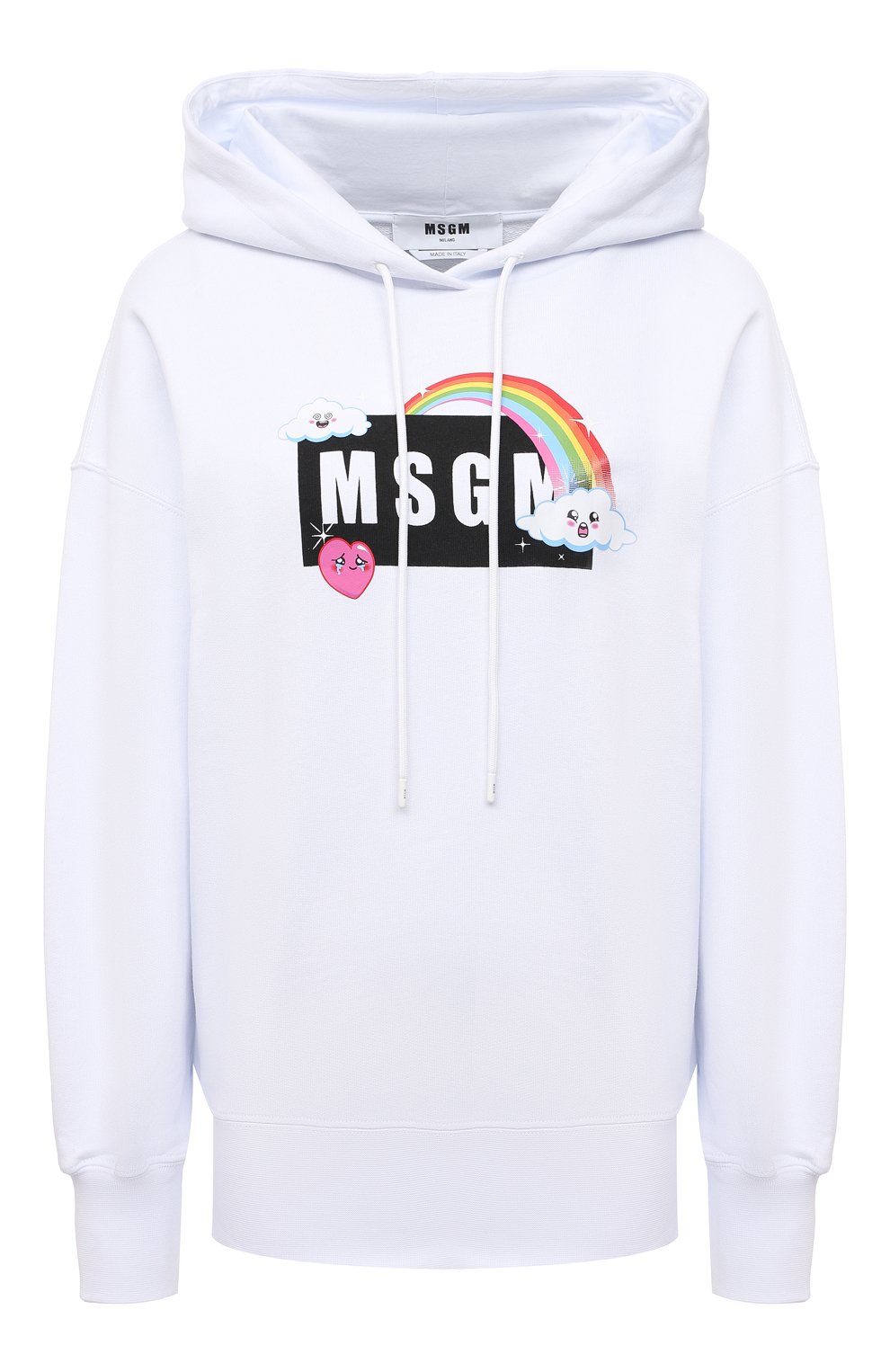 Хлопковое худи MSGM, арт. 3041MDM177 217299, фото 1