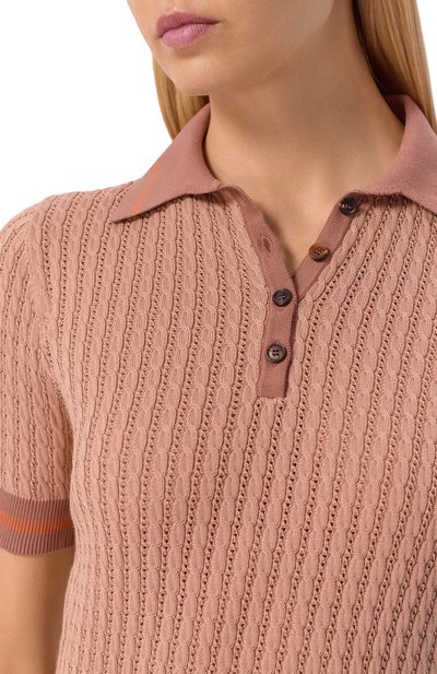 Хлопковое поло KITON, арт. D61781, фото 5