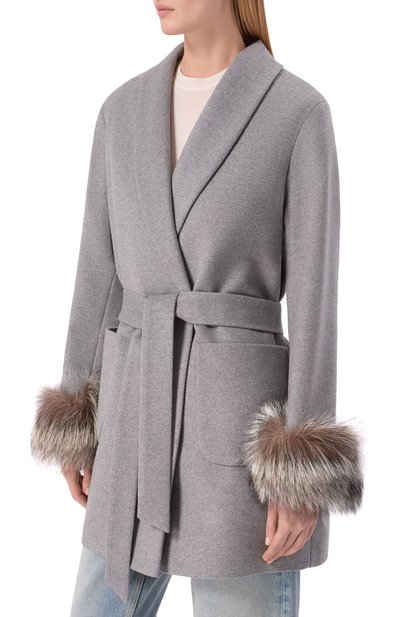 Пальто из шерсти и кашемира SEVEN LAB, арт. ПАСОИЧСЕР, фото 3