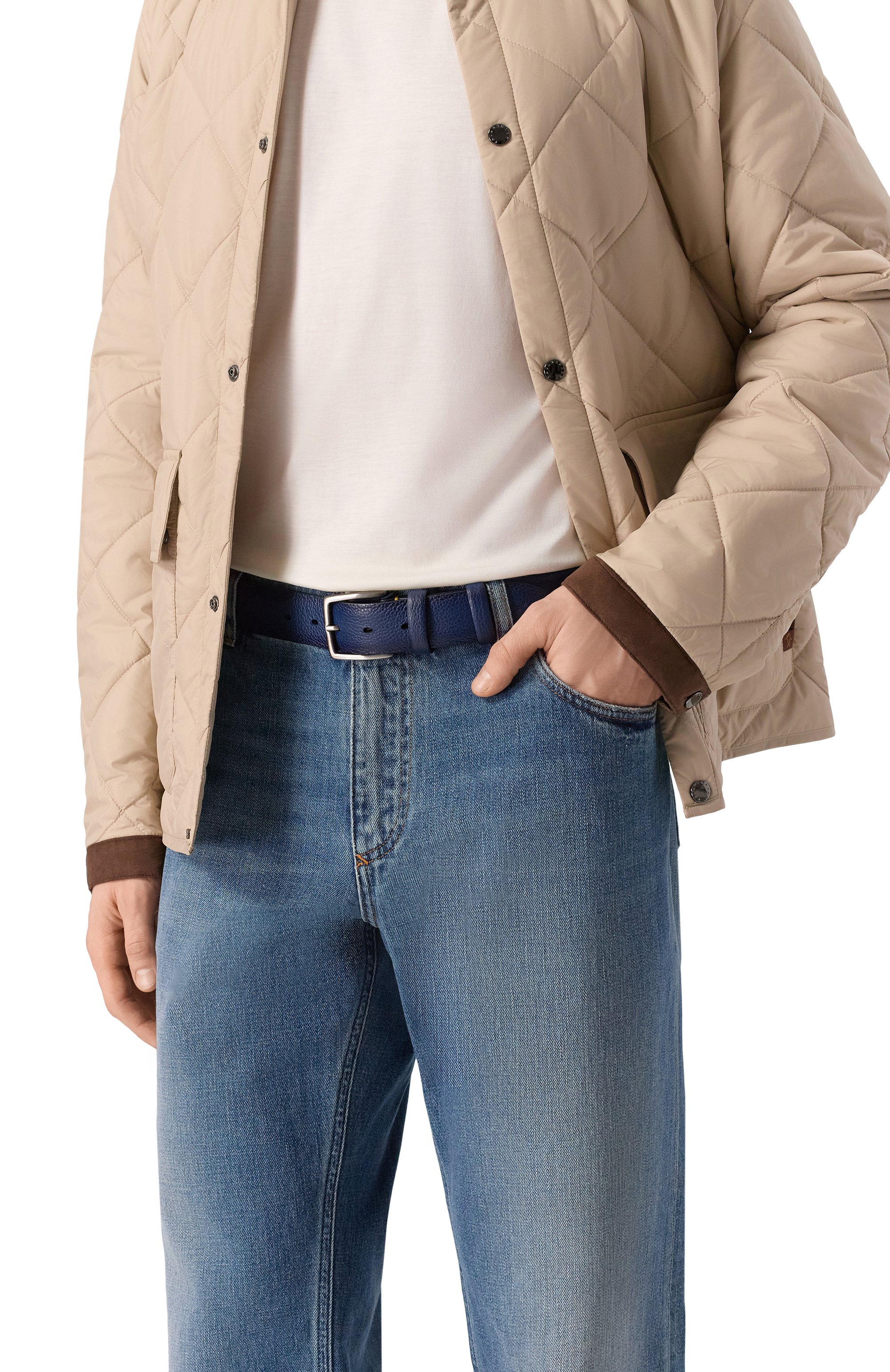 Кожаный ремень PAUL&SHARK, арт. 26416030, фото 2