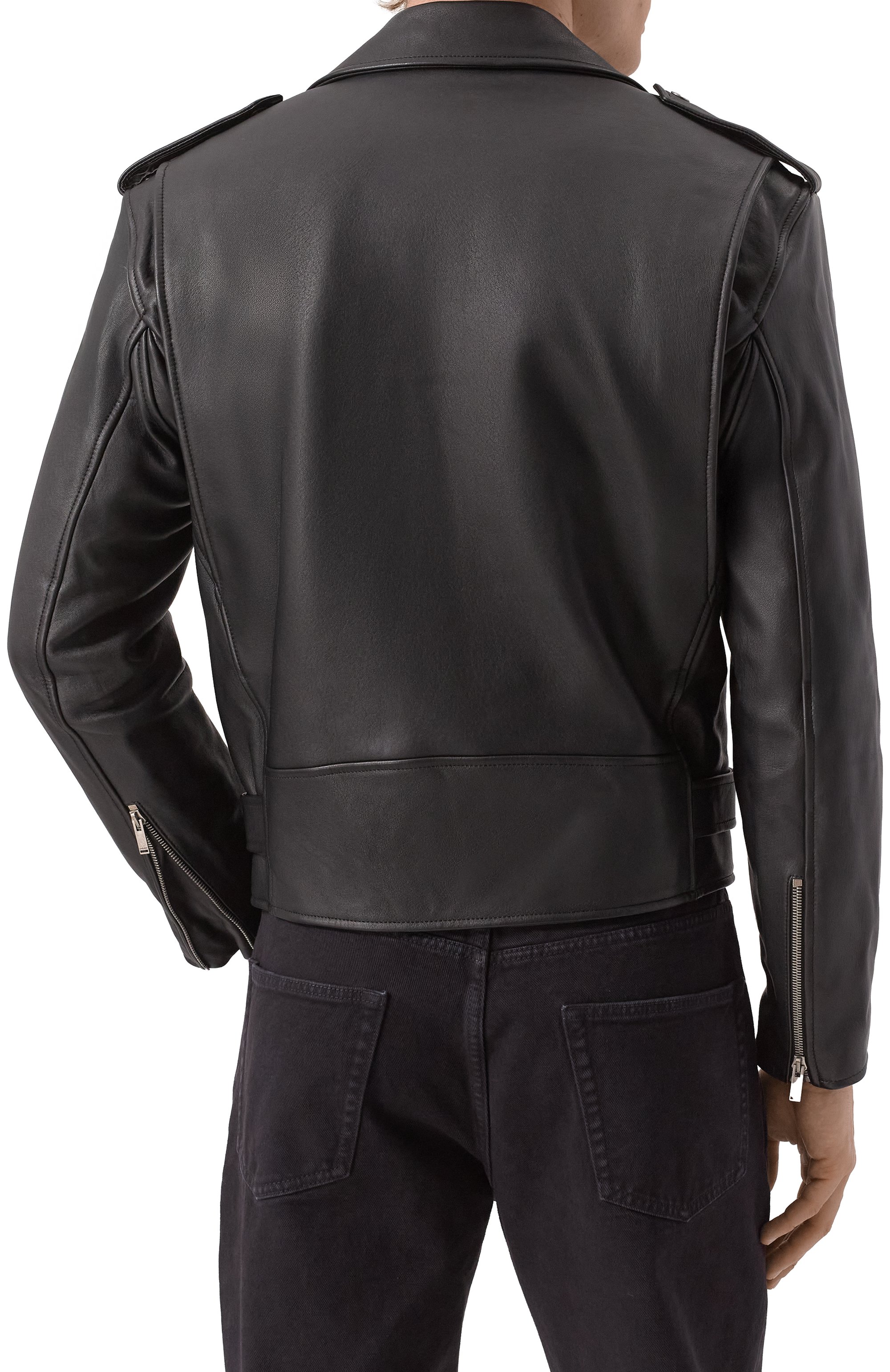 Кожаная куртка SAINT LAURENT, арт. 822089/YC0Q2, фото 4