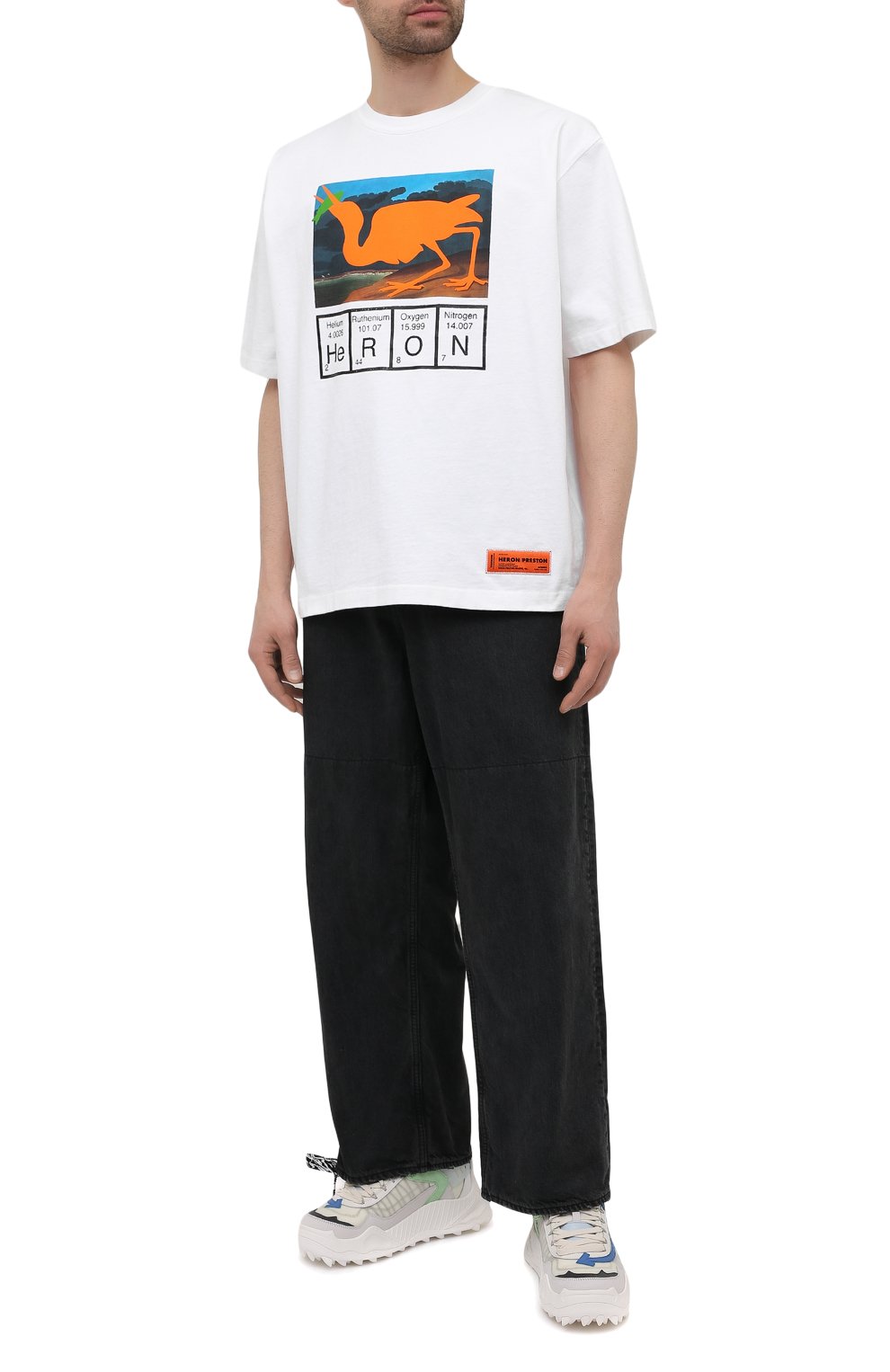 Хлопковая футболка HERON PRESTON, арт. HMAA025S21JER0010120, фото 2