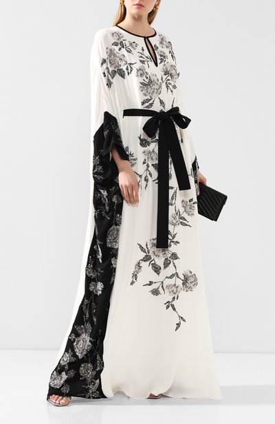 Шелковое платье-туника MARCHESA, арт. M28704, фото 2