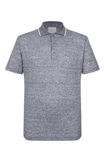 Мужское поло изо льна и хлопка PAUL&SHARK, арт. 26411231