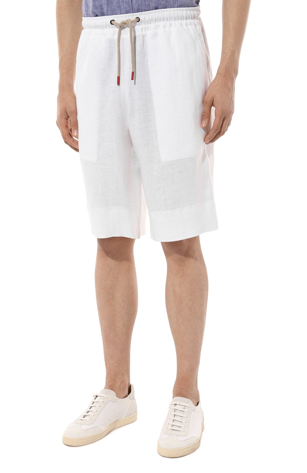 Льняные шорты KITON, арт. UPN005H08838, фото 3