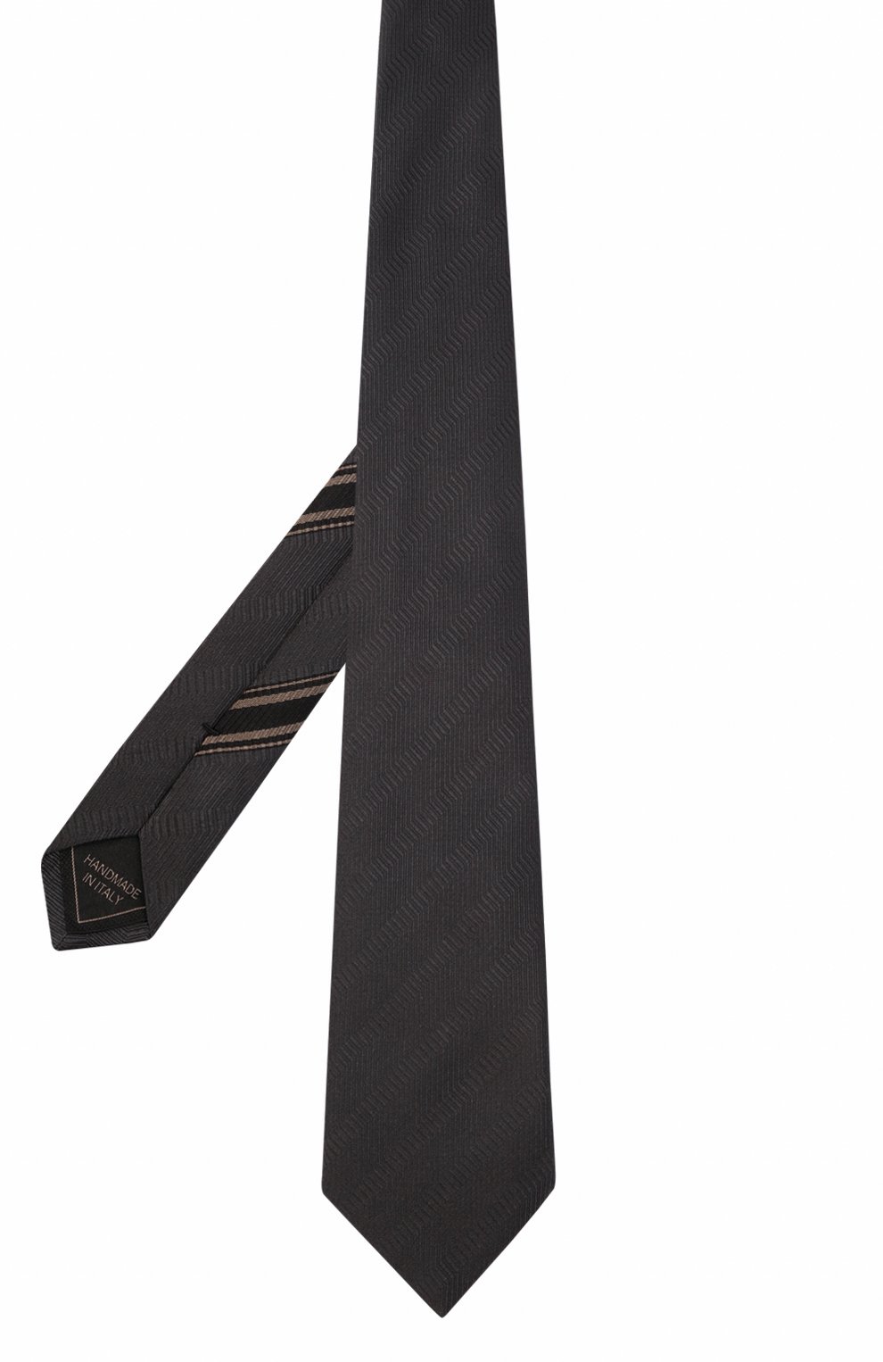 Шелковый галстук BRIONI темно-зеленого цвета по цене 25350 руб., арт. 062H00/01442, фото 3 Шелковый галстук BRIONI, арт. 062H00/01442, фото 3