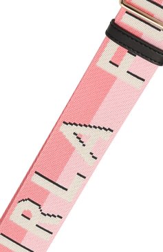 Женские ремень для сумки FURLA розового цвета, арт. WK00059/BX1595 | Фото 3 (Материал сплава: Проставлено; Нос: Не проставлено; Кросс-КТ: ремень-сумка; Материал: Текстиль)