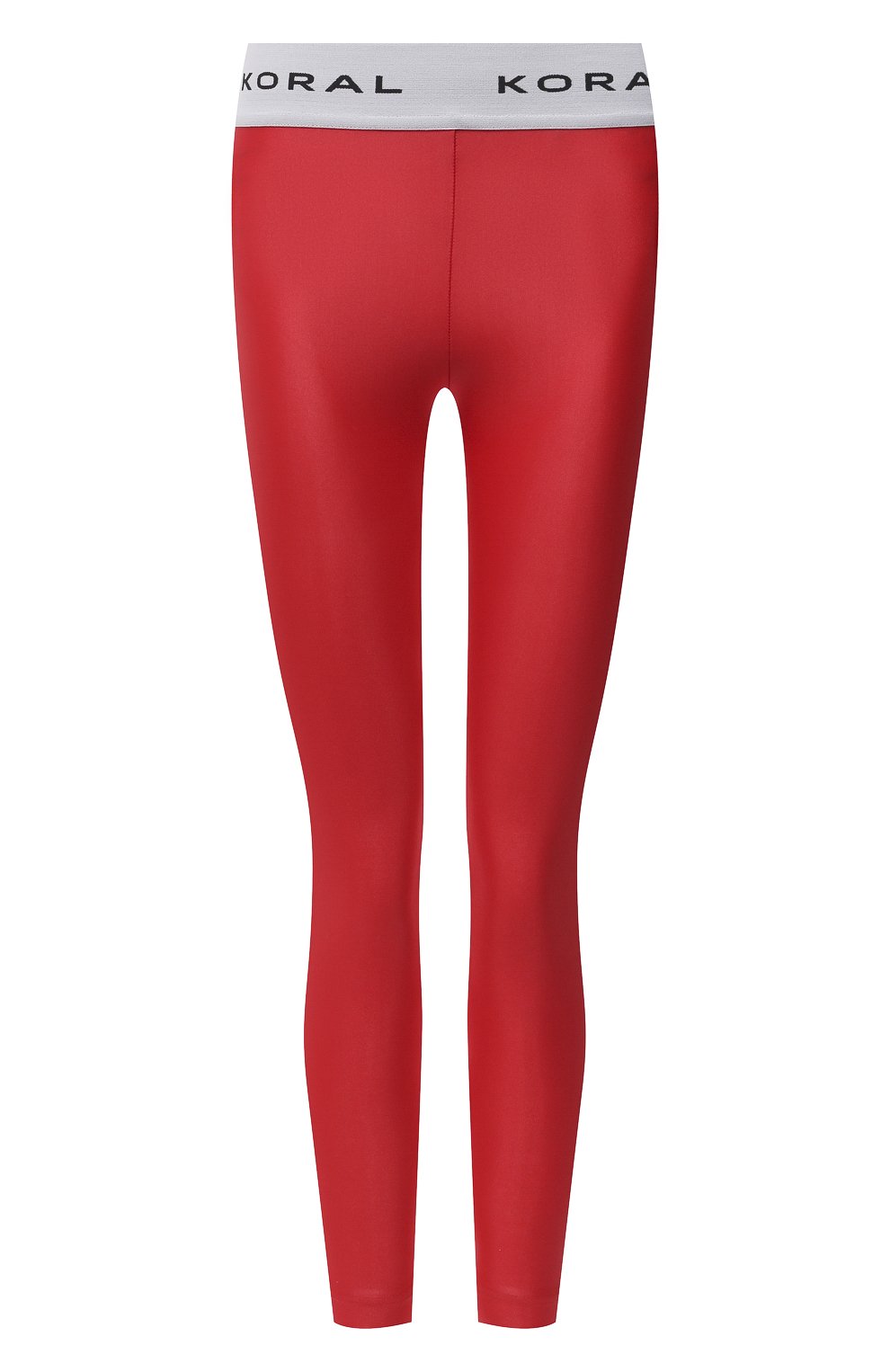 Легинсы KORAL красного цвета по цене 10650 руб., арт. A2328S04, фото 1 Легинсы KORAL, арт. A2328S04, фото 1