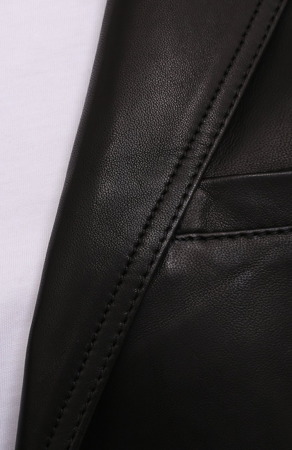 Кожаный жакет BATS черного цвета по цене 107000 руб., арт. FW20/S_021, фото 5 Кожаный жакет BATS, арт. FW20/S_021, фото 5