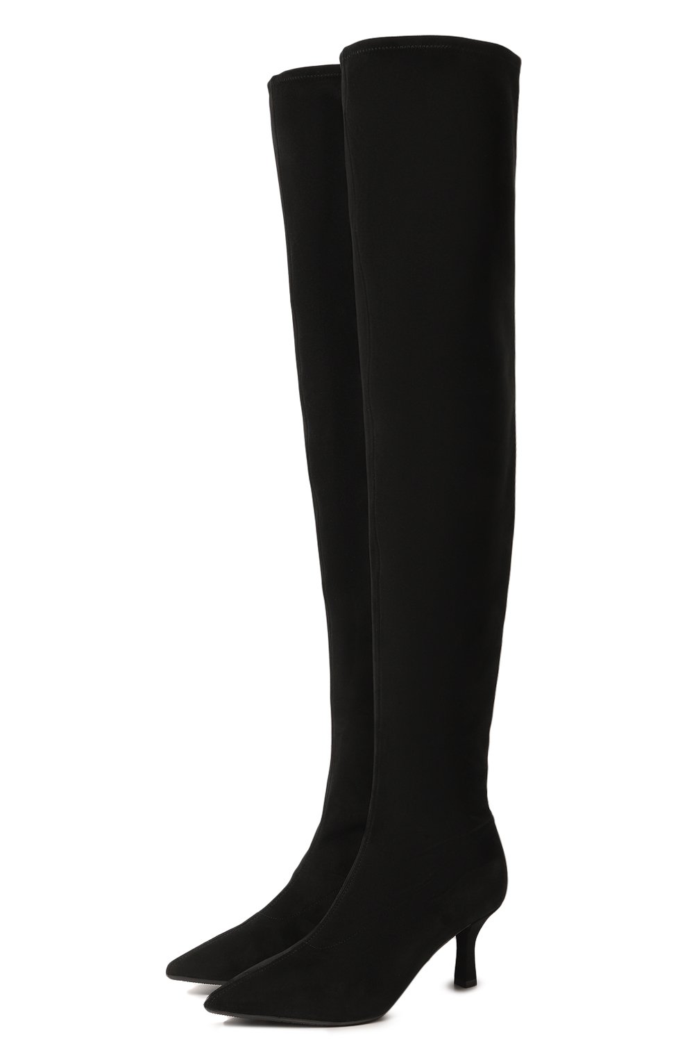 Текстильные ботфорты CASADEI, арт. 1T016Z060NGYSUE, фото 1