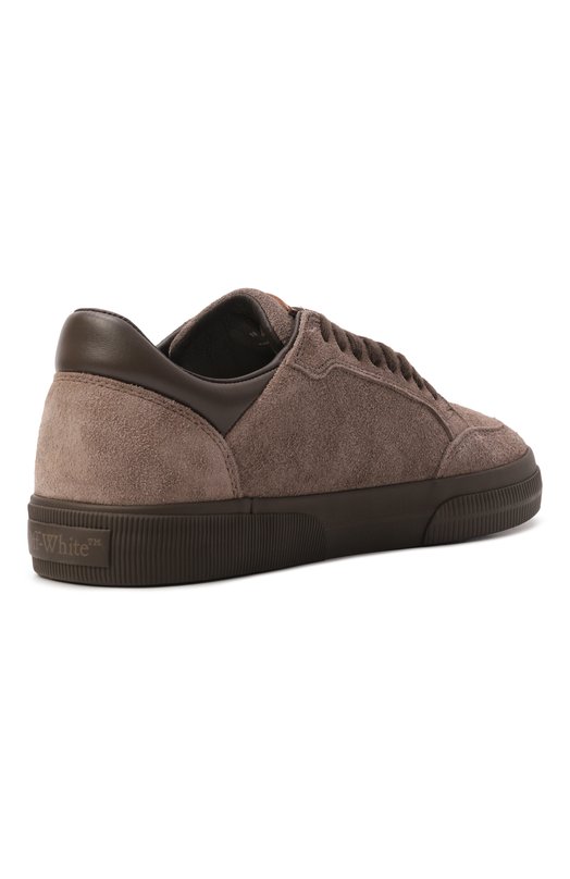 Замшевые кеды Vulc Off-White 0MIA293S26LEA004 Коричневый  0MIA293S26LEA004 Фото 4