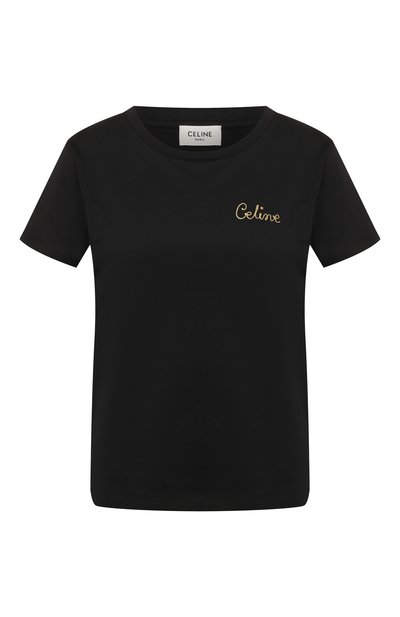 Женская хлопковая футболка CELINE, арт. 2X351501F