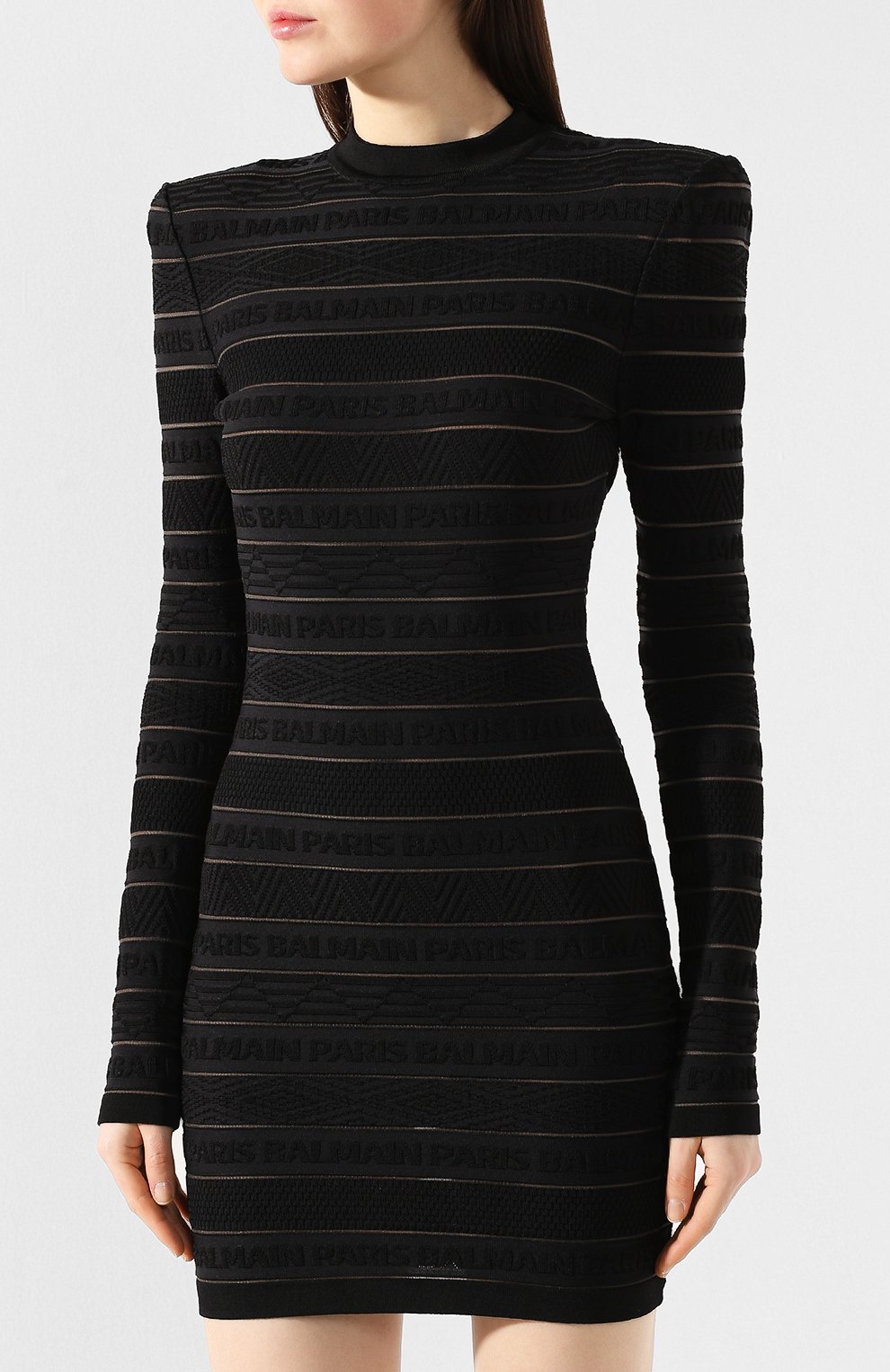 Платье из вискозы BALMAIN, арт. TF16202/K031, фото 3