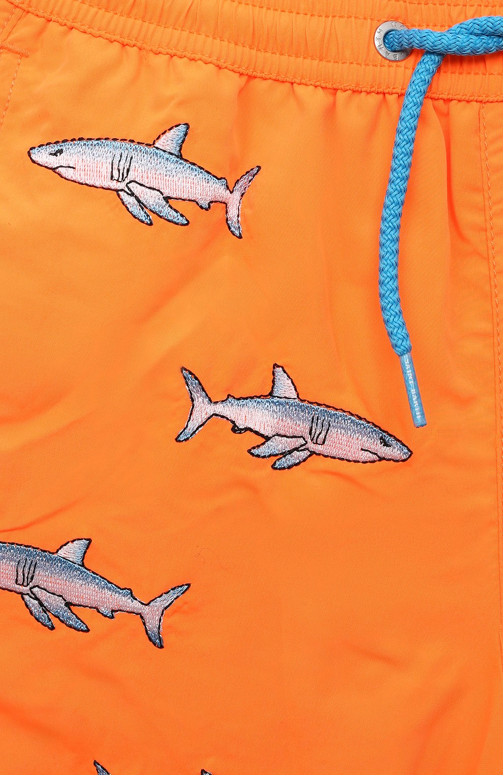 Плавки-шорты MC2 SAINT BARTH оранжевого цвета по цене 8755 руб., арт. STBK/JEAN EMBR0IDERY/00038D, фото 3 Плавки-шорты MC2 SAINT BARTH, арт. STBK/JEAN EMBR0IDERY/00038D, фото 3