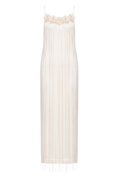 Женское платье из вискозы и хлопка JIL SANDER, арт. J02CT0584/J18365