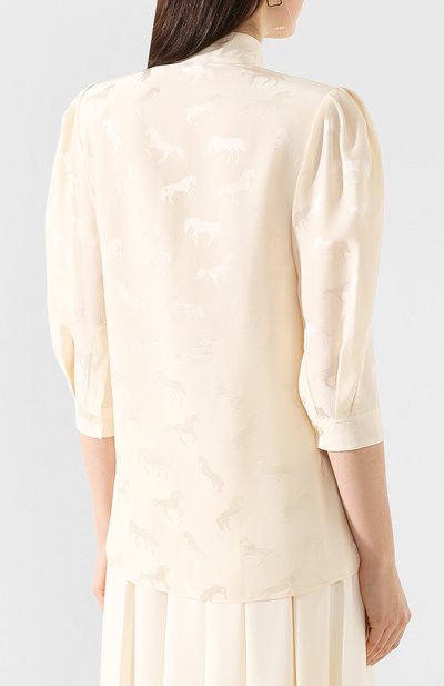 Блузка из смеси  шелка и вискозы STELLA MCCARTNEY, арт. 599776/SNA57, фото 4