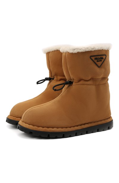 Женские замшевые полусапоги PRADA, арт. 1U706M-1A6-F0046-020