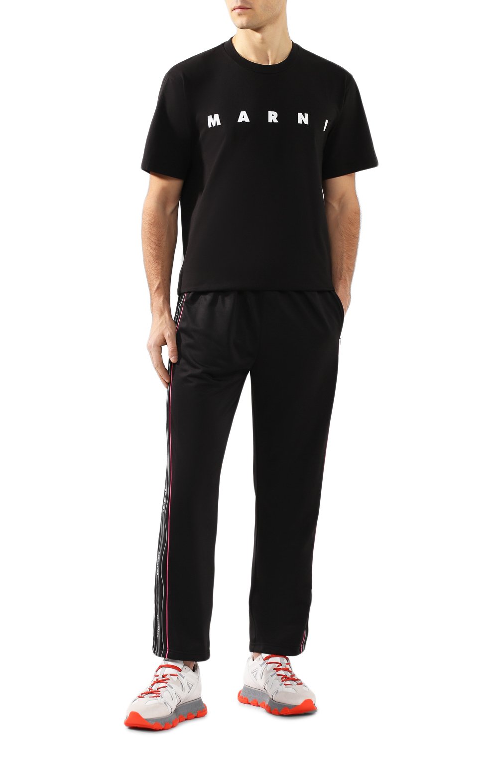 Хлопковая футболка MARNI, арт. HUMU0143P0/S22763, фото 2