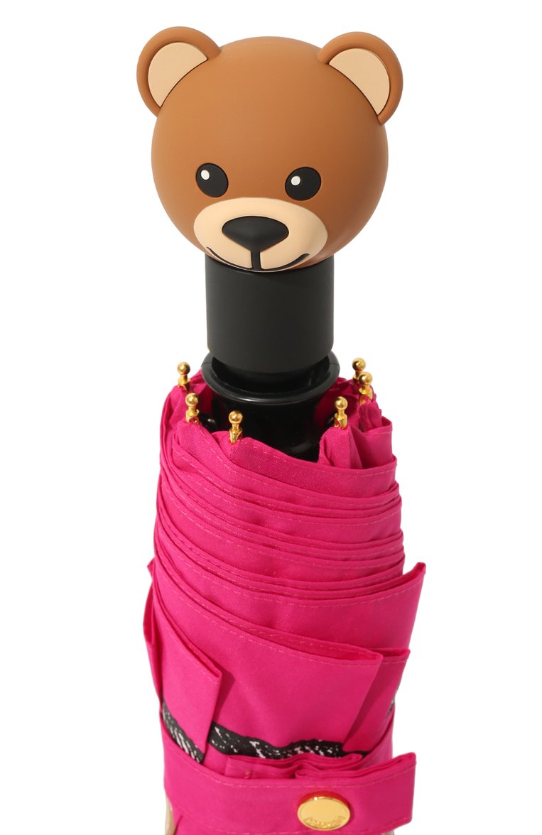 Женский складной зонт MOSCHINO фуксия цвета, арт. 8169-0PENCL0SE | Фото 6 (Материал: Металл, Текстиль, Синтетический материал; Региональные ограничения белый список (Axapta Mercury): Не проставлено; Нос: Не проставлено)